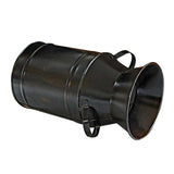 Soyizom 7.5" Tall Galvanized Metal Vase Farmhouse Rustic Decorative Flower Vase Primitive Tin Bucket Country Milk Can Jug for Table Centerpieces, Home Office Cafe Decoration & Wedding Soyizom