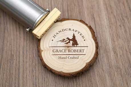 Custom Electric Branding Iron with Personal Stamp – 200W, 1"x1" by N-K N-K