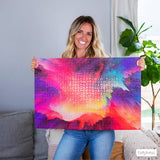 6 Pack Jigsaw Puzzle Saver Sheets | Puzzle Keeper Preserves 1,000 Piece Puzzles up to 24" x 30" Inches | Puzzle Glue and Frame | Puzzle Accessories - Also Come with 4 Adhesive Wall Hangers TIDYBOSS