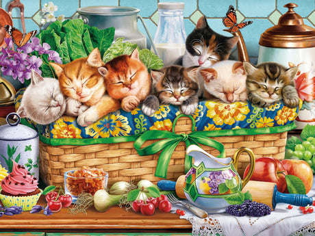 Ceaco - Kittens in a Basket - 300 Piece Jigsaw Puzzle Ceaco