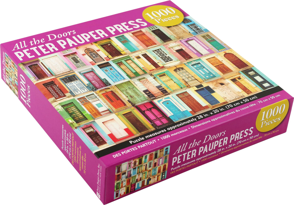 PETER PAUPER PRESS All The Doors 1000 Piece Jigsaw Puzzle PETER PAUPER PRESS