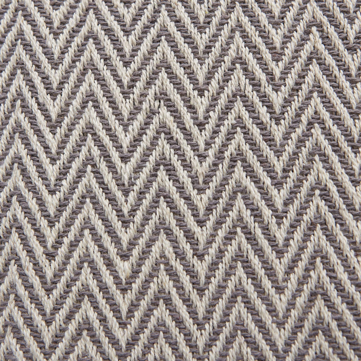 DII Woven Basic Tabletop Collection Chevron Table Runner, 15x72, Gray DII