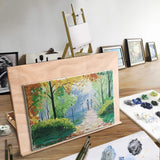 Falling in Art Extra Large 5-Position Wood Drafting Table Easel Drawing and Sketching Board, 29 1/2 Inches by 19 2/3 Inches Falling in Art