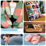 Aeelike Circular Knitting Needles Set, Stainless Steel Knitting Needles Round Knitting Needle Set (100 cm), 9 Pack Long Knitting Needles for Blankets Scarves Sweaters, Great for Beginners Aeelike