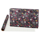 American Greetings 105 sq. ft. The Nightmare Before Christmas Christmas Wrapping Paper Bundle with Cut Lines, Jack Skellington and Zero (3 Rolls 30in. x 14 ft.) American Greetings