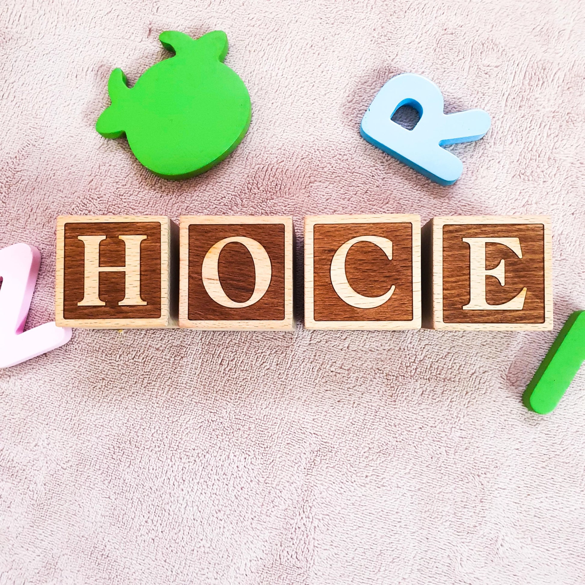 Personalized Baby Wooden Blocks | Personalized Baby Letter Wooden Blocks | Baby Photo Props | Custom Wood Blocks | Personalized Wood Blocks | Baby Gift | Nursery decor - WoodArtSupply