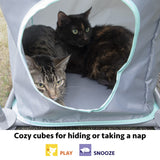 Kitty City Outdoor Catio Mega Kit for Cats, Replacement Parts, and 10' Tunnels Kitty City