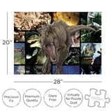 AQUARIUS Jurassic World Collage Puzzle (1000 Piece Jigsaw Puzzle) - Officially Licensed Jurassic World Merchandise & Collectibles - Glare Free - Precision Fit, 22'' x 28'' AQUARIUS