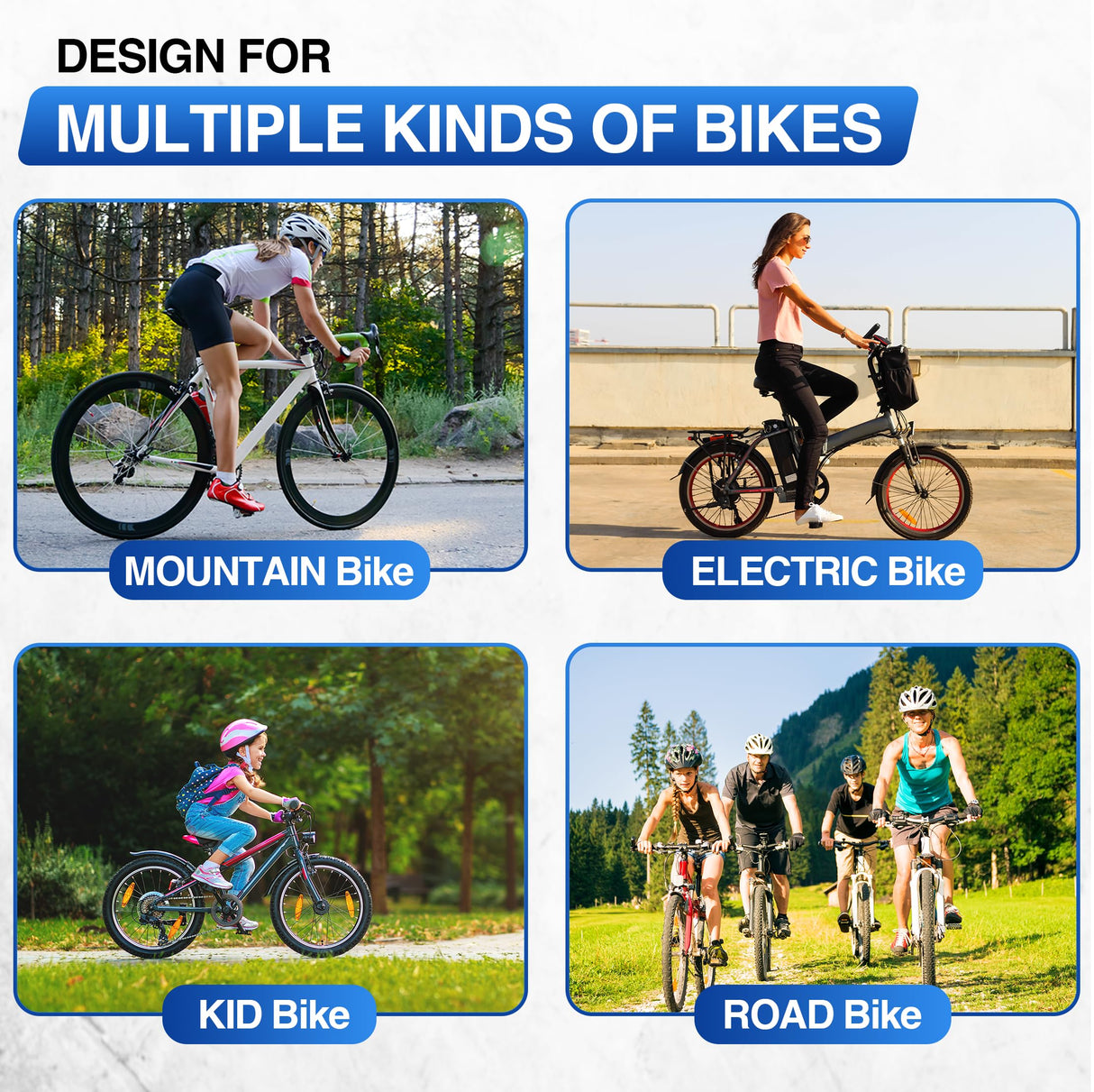 Yes4All Freestanding Bike Storage Rack, 300 Lbs 5 Levels Sturdy Steel Vertical Bike Rack, Bike Racks for Home and Garage Organizer, Indoor/Outdoor Bike Storage Rack Yes4All