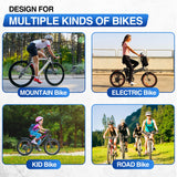 Yes4All Freestanding Bike Storage Rack, 300 Lbs 5 Levels Sturdy Steel Vertical Bike Rack, Bike Racks for Home and Garage Organizer, Indoor/Outdoor Bike Storage Rack Yes4All