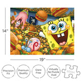 AQUARIUS SpongeBob SquarePants Puzzle (500 Piece Jigsaw Puzzle) - Officially Licensed SpongeBob Merchandise & Collectibles - Glare Free - Precision Fit - 14 x 19 Inches AQUARIUS