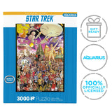 Aquarius Star Trek Puzzle (3000 Piece Jigsaw Puzzle) - Officially Licensed Star Trek Merchandise & Collectibles - Glare Free - Precision Fit - 32 x 45 Inches AQUARIUS