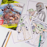 Crayola Mandalorian Coloring Book with Poster, Baby Yoda Featured, Styles Vary, 28 Pages Crayola