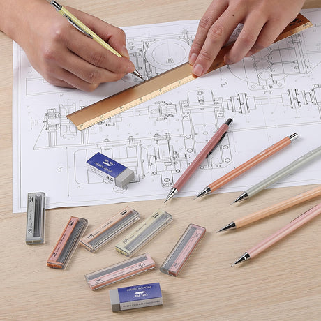 Mr. Pen- Mechanical Pencil Set with Lead and Erasers Refills, 6 Pack, Boho Theme, 0.5mm & 0.7 mm, Cute Aesthetic Pastel Led Pencils 0.7mm Mr. Pen