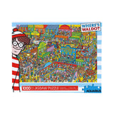 AQUARIUS Where's Waldo Wild Wild West Puzzle (1000 Piece Jigsaw Puzzle) - Glare Free - Precision Fit - Officially Licensed Where's Waldo Merchandise & Collectibles - 20 x 28 Inches AQUARIUS