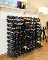 Sorbus Wine Rack Freestanding Floor - Wine Bottle Holder Holds 100 Bottles of Wine - 100 Bottle Capacity Wine Storage for Any Bar, Wine Cellar, Kitchen, Dining Room Sorbus