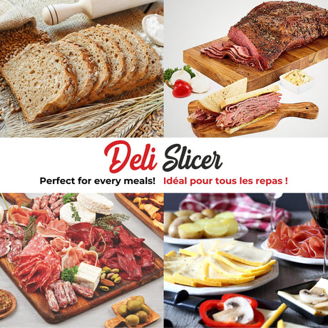 Starfrit Deli Slicer, 11" x 11.8" x 7.9", Green Starfrit