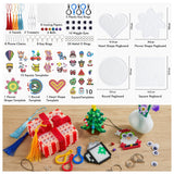 Fuse Beads, 21,000 pcs Fuse Beads Kit 22 Colors 5MM for Kids, Including 8 Ironing Paper,48 Patterns, 4 Pegboards, Tweezers, Beads Compatible Kit by INSCRAFT INSCRAFT