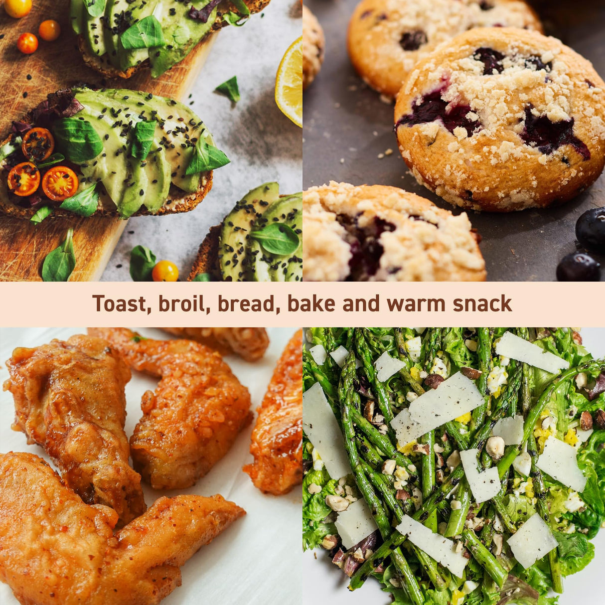 Elite Gourmet ETO236 Personal Compact 2 Slice Countertop Toaster Oven with 15 Minute Timer & Adjustable Temperature, Bake, Broil, & Toast, Black Elite Gourmet