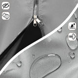 DURCOVER Gazebo Curtains 10x12ft,Privacy Replacement Sidewall 4-Panel Universal Shade Curtains Set,Protecting Side Walls (Only Curtain)-Silver DURCOVER