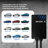 Grizzl-E Classic, Level 2 240V / 40A Electric Vehicle (EV) Charger, UL Certified, Metal Case Enclosure, Indoor/Outdoor Electric Car Fast Wall Charging Station, NEMA 14-50 Plug, Classic Black Grizzl-E
