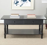 Safavieh American Homes Collection Boris Distressed Black Coffee Table Safavieh