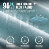 Dowinx Gaming Chair Fabric with Pocket Spring Cushion, High Back Ergonomic Computer Chair with Footrest for Adults, Massage Lumbar Support Swivel Game Chair for Office Gaming 300LBS, Aqua Dowinx