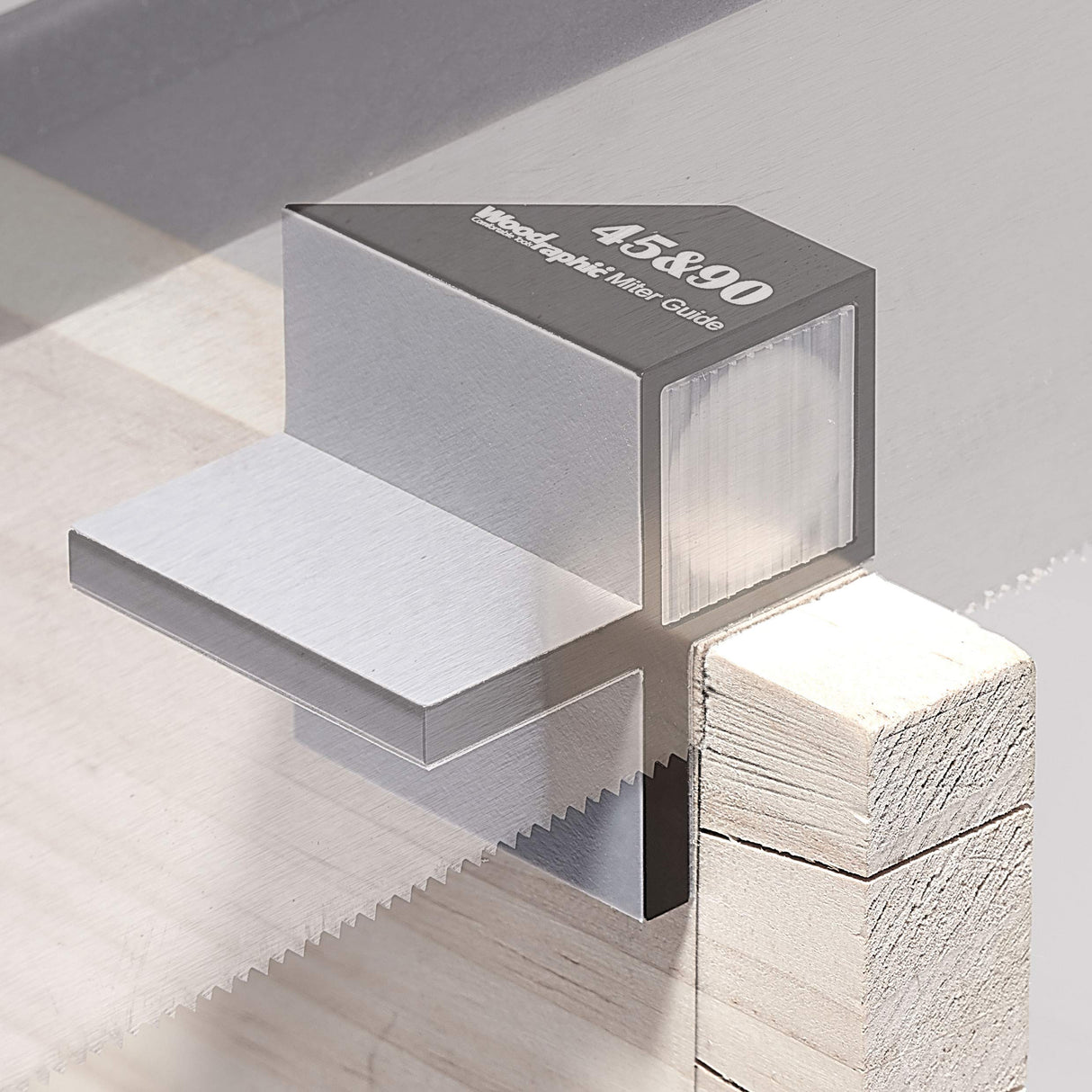 Woodraphic All New Dovetail Jig Marker Hand Magnetic Saw Guide Marking Hand Cut Wood Joints Gauge - Aluminium/Uhmwpe/Neodymium Magnet/Slicone Skin (1:6 for Soft Wood) Woodraphic