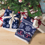 PAVILIA Premium Christmas Sherpa Throw Blanket | Blue Snowflake Decoration, Fleece, Plush, Warm, Cozy Reversible Microfiber Holiday Blanket 50 x 60 Inches PAVILIA