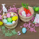 Cornucopia Round Wooden Baskets (2-Pack, Natural); Wood Fruit Buckets with Handle, 4-Quart Capacity; 6.1 Inch Tall by 8 Inch Diameter Cornucopia Brands