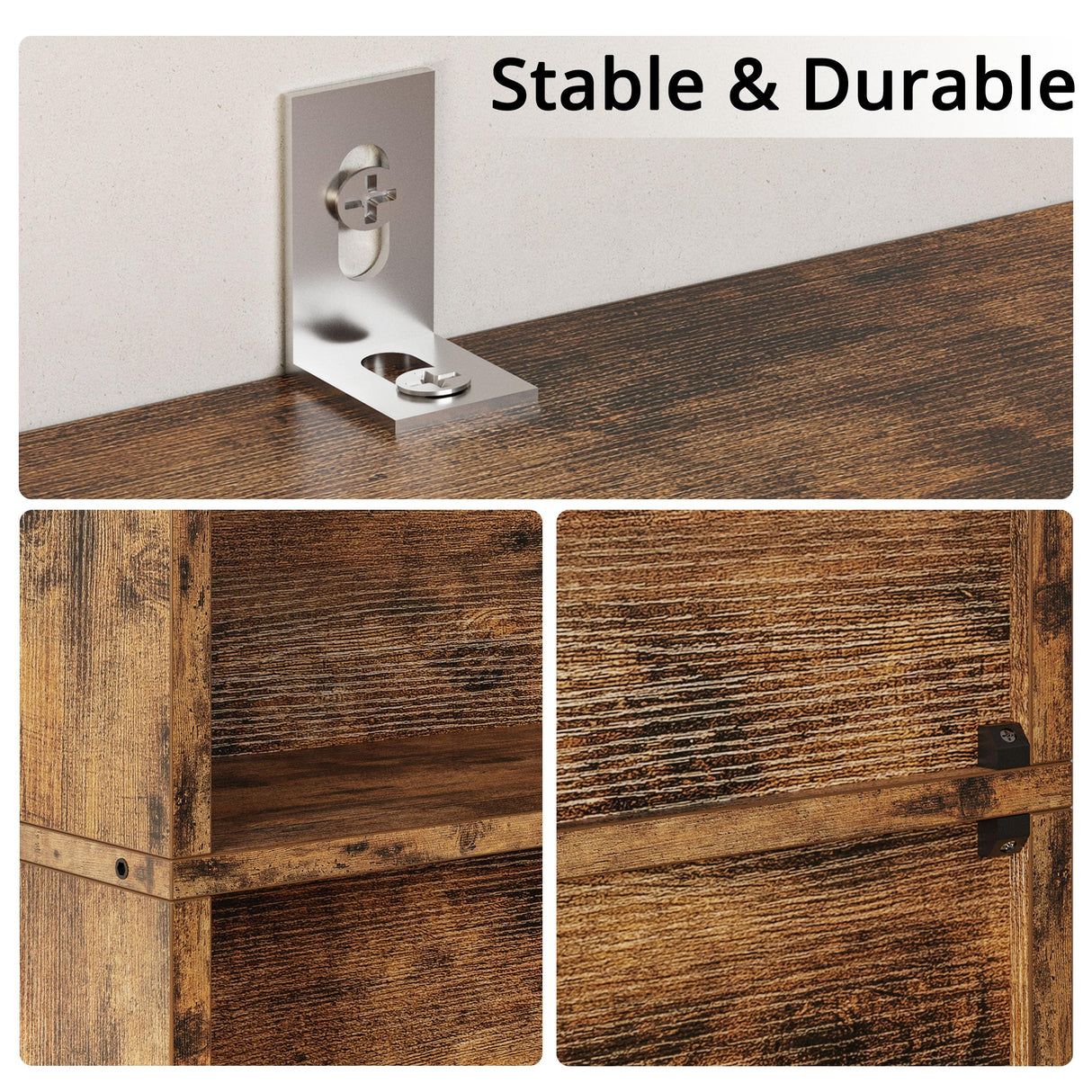 IRONCK Bookshelves and Bookcases Set of 2 Floor Standing 6 Tiers Display Storage Shelves 70 in Tall Bookcase Home Decor Furniture for Home Office, Living Room, Bed Room IRONCK