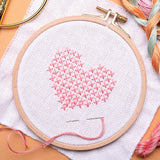 Caydo 6 Pieces Aida Cloth 14 Count White Cross Stitch Fabric for Craft Embroidery, Handmade Needlework, DIY Handicrafts, 12 by 18-Inch Caydo