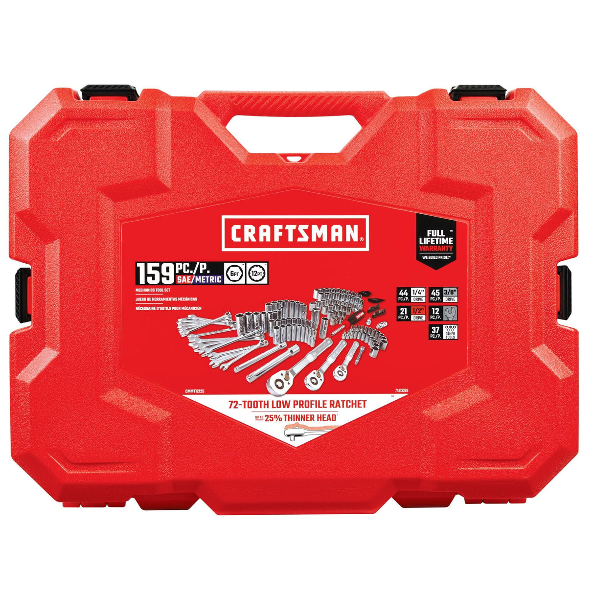 CRAFTSMAN 159 Piece Mechanics Tool Set (CMMT12125) CRAFTSMAN