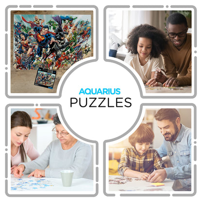 Aquarius DC Comics Puzzle Cast (3000 Piece Jigsaw Puzzle) - Officially Licensed DC Comics Merchandise & Collectibles - Glare Free - Precision Fit - 32 x 45 Inches