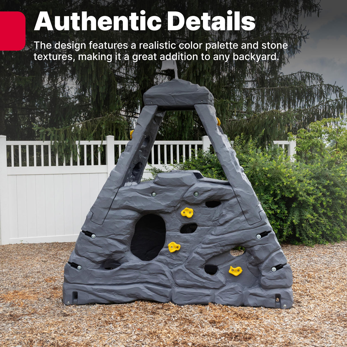 Step2 Skyward Summit for Kids, Climbing Wall Playset for Toddlers, Ages 4 –8 Years Old, Easy to Assemble Kids Outdoor Playground for Backyard Step2