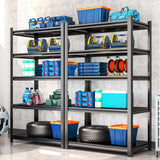 BEESTMUEBLE 72" H Garage Shelving Storage Shelves, Adjustable Metal Shelf and Shelf Units, Heavy Duty Garage Shelving for Warehouse, Basement, 35.4" W X 15.8" D X 72" H BEESTMUEBLE