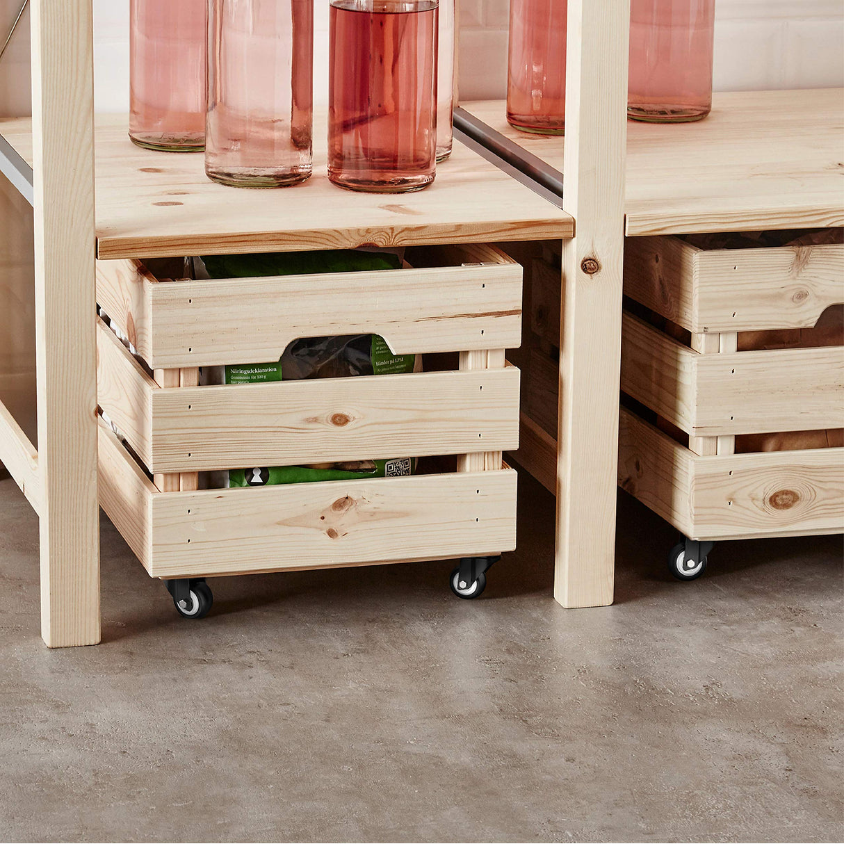 2 inch Swivel Caster Wheels Without Brake and No Noise Wheels, Heavy Duty Casters Total Capacity 600lbs (Pack of 4) HOLKIE