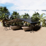 20 x 30 FT Metal Carport with Galvanized Steel Roof, Heavy Duty Metal Roof Carport with Enhanced Base, Tall MetalCarport Kits Garage for Tractors, Trucks, Boats, Cars Reljofum