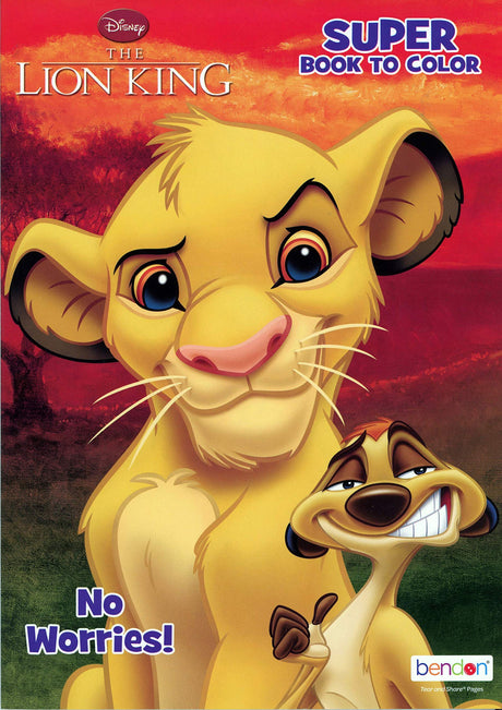 Lion King - Coloring and Activity Book - Jumbo Size Coloring