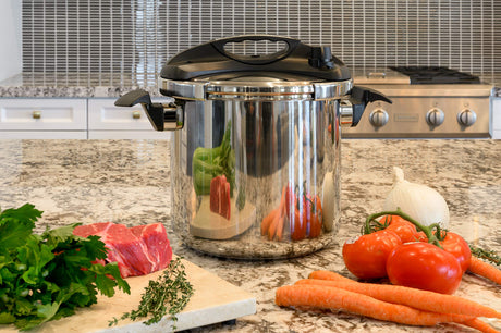 Barton 10.5 Quart Pressure Cooker Stovetop With Easy-Lock Lid Commercial 18/8- Stainless Steel Instant Fast Cooking with Recipes Book Barton