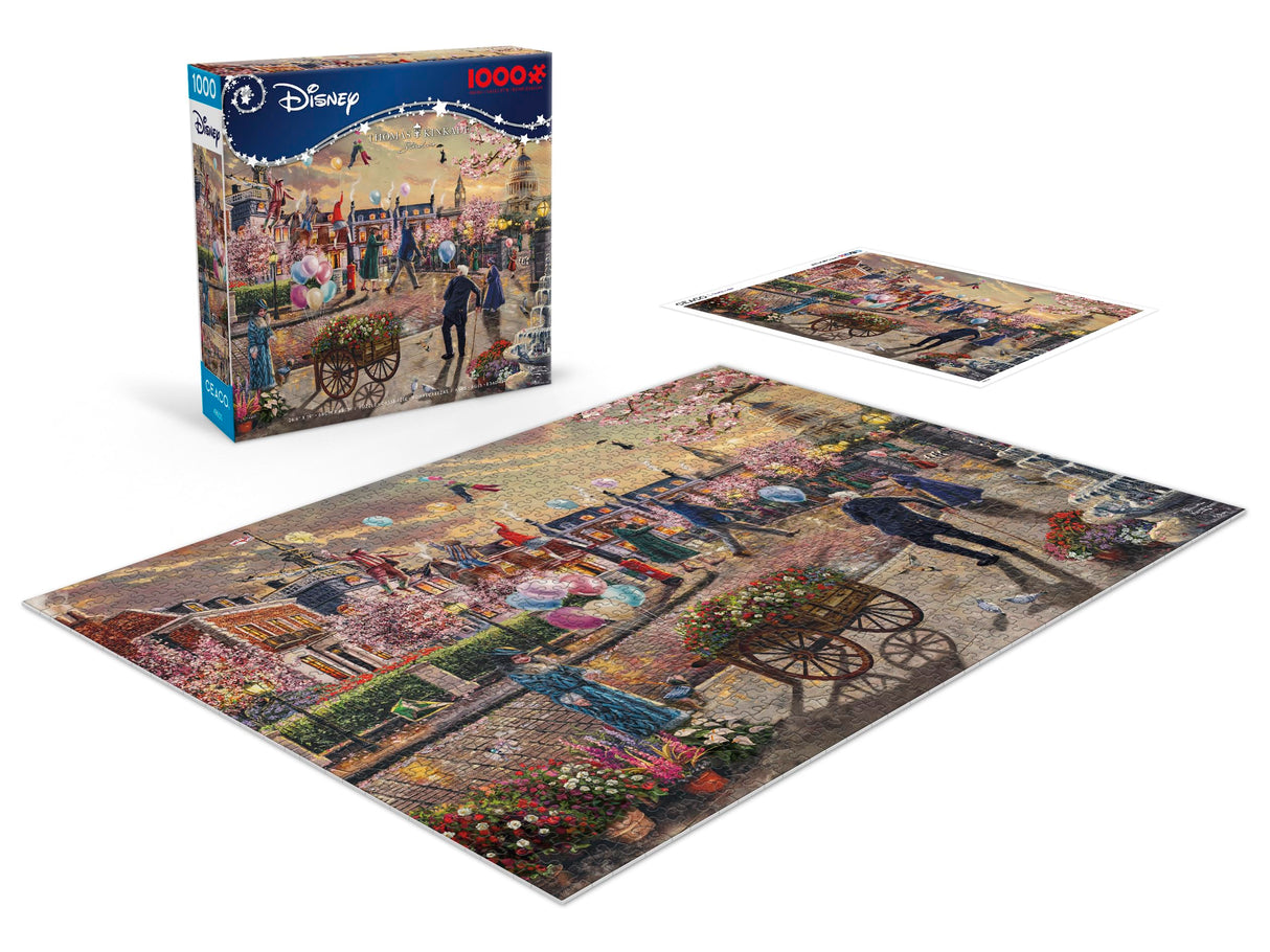 Ceaco - Thomas Kinkade - Disney - Mary Poppins Returns - 1000 Piece Jigsaw Puzzle Ceaco