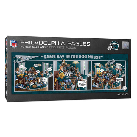 YouTheFan NFL Philadelphia Eagles Game Day in The Dog House 1000pc Puzzle YouTheFan