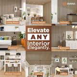 Avana Acoustic Wood Wall Panels – White Oak Acoustic Panels Set of 2 – Wall Panels For Interior Wall Decor for Homes, Offices, Studios – Aesthetically Pleasing Design Wood Panels For Wall Avana