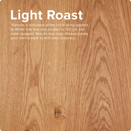 Rubio Monocoat Wood Stain & Finish 65 ft² - Light Roast | Oil Plus 2C | Quick-Dry, Eco-Friendly Linseed Wood Oil for Indoor Use, Includes Accelerator (Part B) | Protector | 130 ml Rubio Monocoat