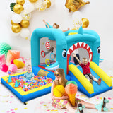 Culaluva Inflatable Bounce House: Jump Bouncer Castle Slide Combo - 7 in 1 for Kids 3-6 - with 370W Blower - for Indoor Outdoor Play CulaLuva