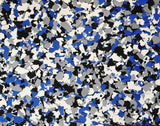 Epoxy Floor Kit - Epoxy-Coat Full Kit (Black Base)- up to 500 sq. ft. at 9.7 mils - for Garage Floors, Basement Floors, Concrete, and More with 1/4" Flakes (Blue Gray Blend) EPOXY-COAT