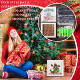 Trandraft 13 Pcs Interchangeable Seasonal Diamond Painting Kits for Adults Monthly 5D Diamond Art Calendar Kits with Frame for Christmas Thanksgiving Winter Holiday Decor Gift(Multi Elements) Trandraft