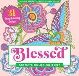 Blessed Adult Coloring Book (31 stress relieving designs. Micro-perforated pages. Art on one side only!) PETER PAUPER PRESS