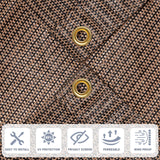 Cool Area Sun Shade Cloth with Grommets 10×15 FT Shade Panel Shade Tarp Screen Fabic for Outdoor Patio Pergola Cover Deck Garden, Brown (Customized) Cool Area