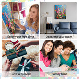 Hutarosl Wild Flowers Paint by Numbers Kits for Adults - Flowers Paint by Number Adult,Flower Canvas Paint by Numbers for Adults,DIY Oil Painting Kits for Gifts Home Decor 16x20in Hutarosl